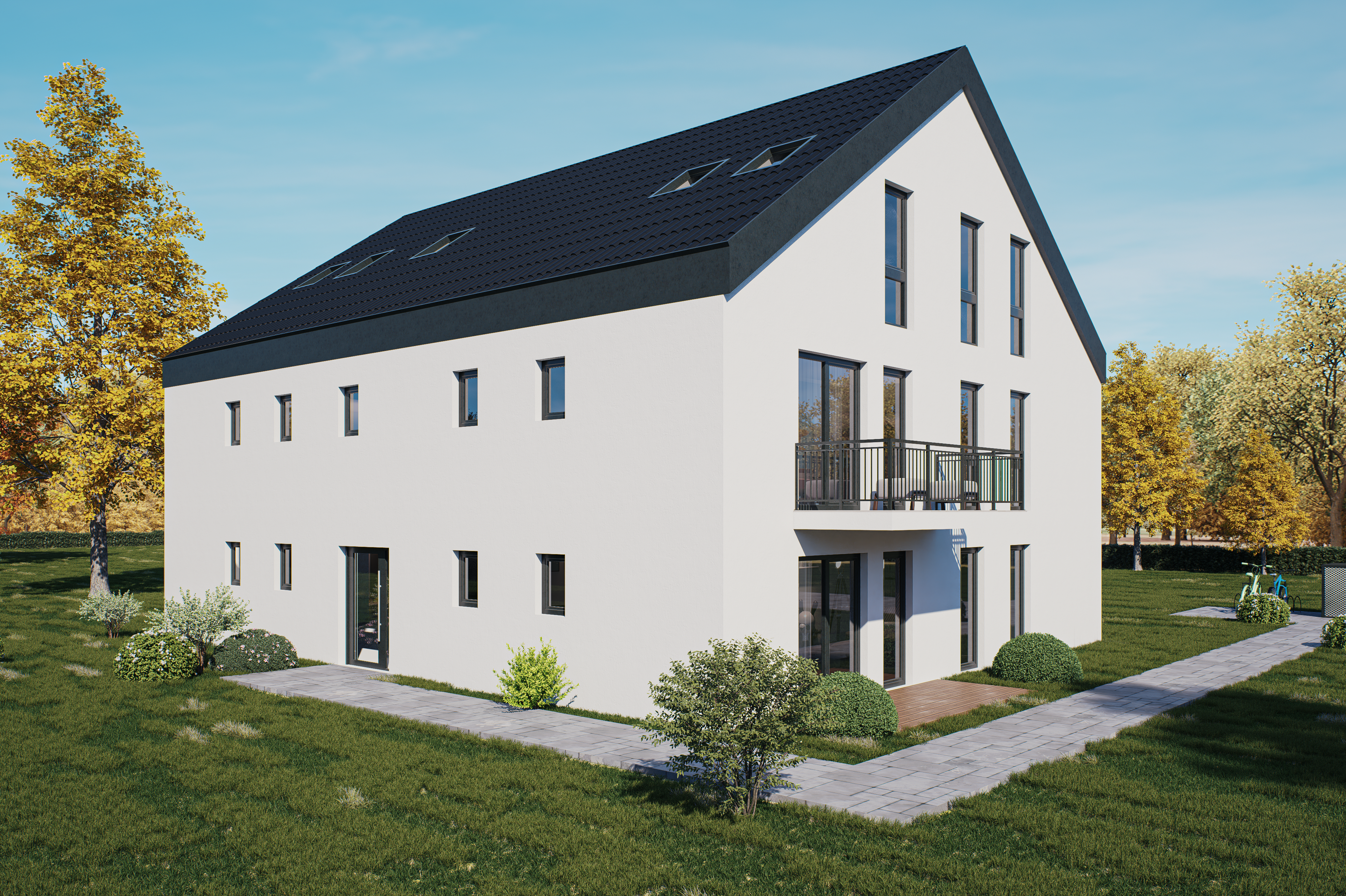 Rendering Wohnung 3 Neubauprojekt Ingolstadt