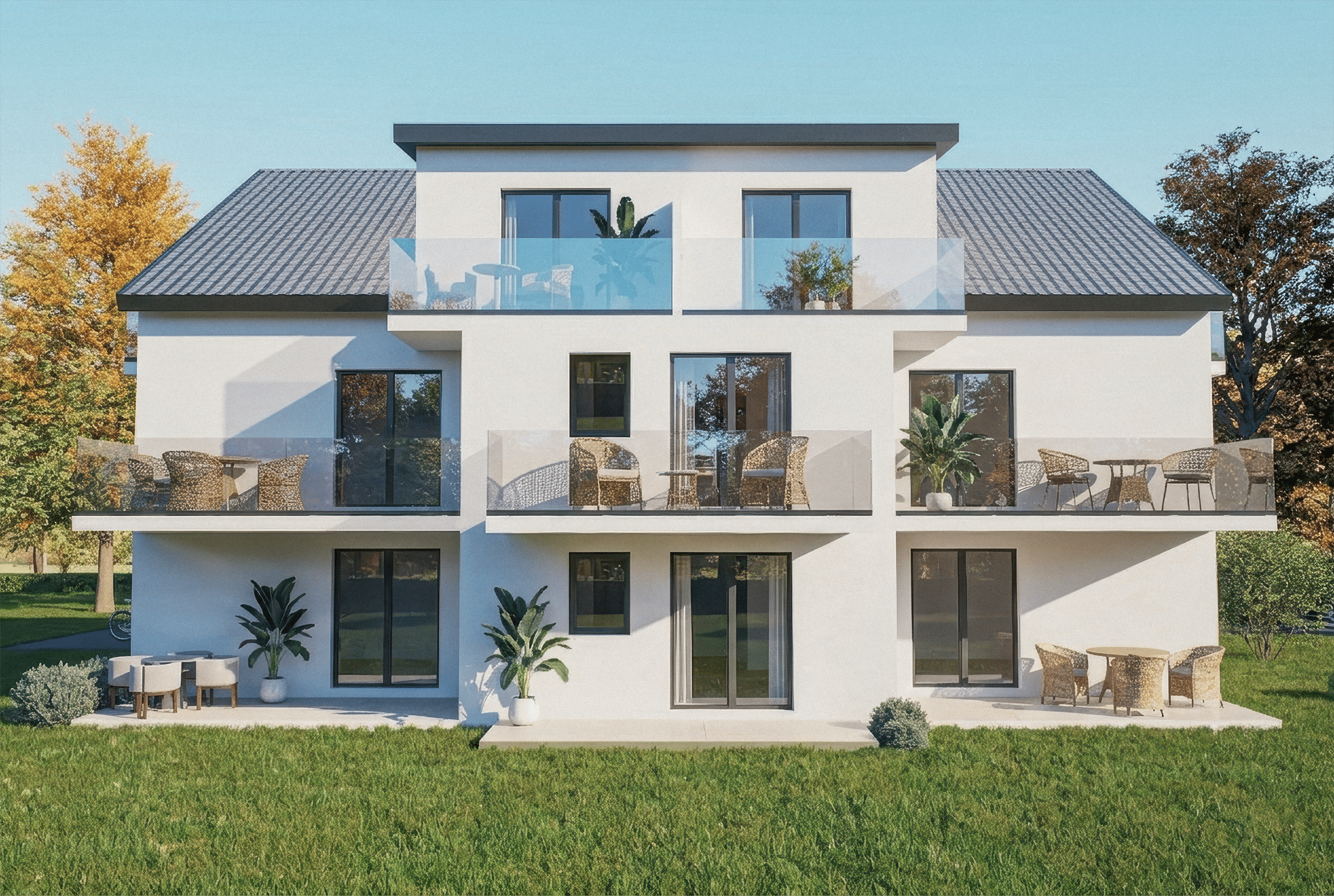 Neubauprojekt Schrobenhausen KfW 40 EH QNG