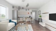 Neubau in Ingolstadt: 3-Zimmer OG-Wohnung mit Balkon, KfW 40 EH QNG, 10 % AfA, Sonder-AfA - Beispiel_Rendering_2