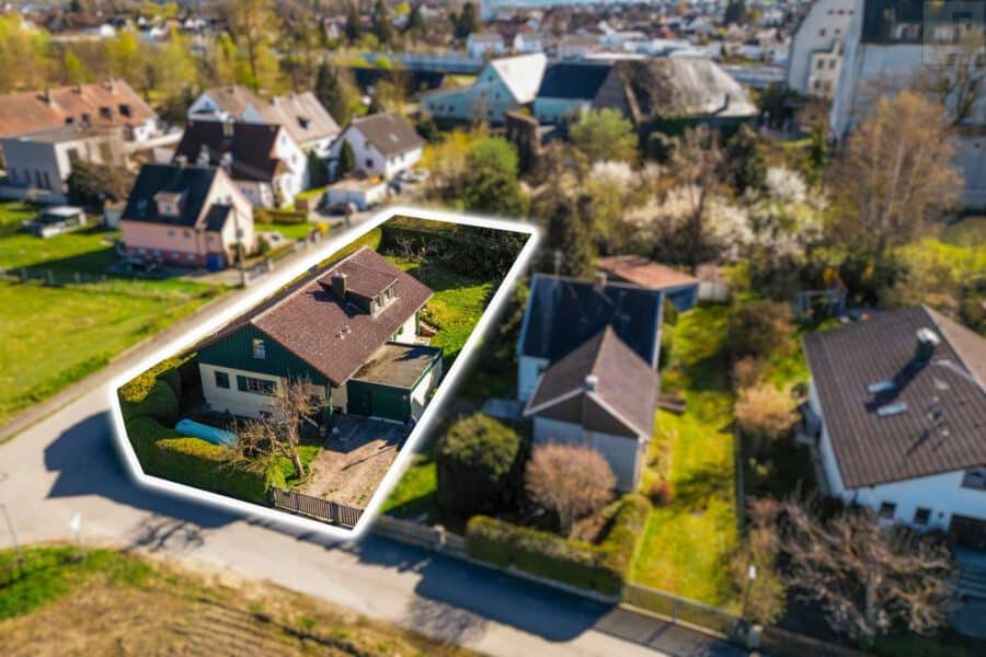 Ruhiges Wohnen mit Zukunftspotenzial – Ihr neues Zuhause in Reichertshofen! - Luftaufnahme 1