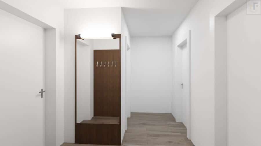Ensemble Acht – Schrobenhausen - Rendering Flur