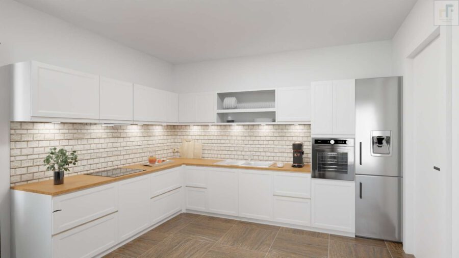 Ensemble Acht – Schrobenhausen - Rendering Essen/Küche