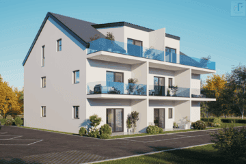 Neubau 3 Zimmer OG-Wohnung in Ingolstadt, KfW 40 EH QNG, 10 % Abschreibung – perfekte Kapitalanlage, 85055 Ingolstadt, Etagenwohnung