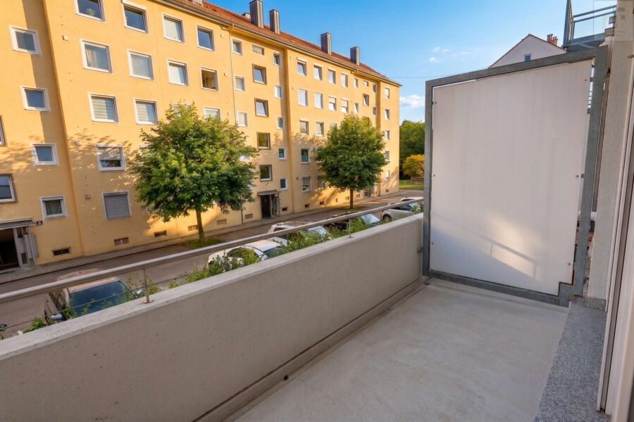 Top-City 1-Zi-Apartment in Ingolstadt | Lift & TG-Stellplatz - Balkon