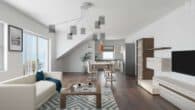 Neubau in Ingolstadt: 3 Zimmer DG-Wohnung mit Balkon, KfW 40 EH QNG, 10 %Abschreibung - Beispiel_Rendering_1