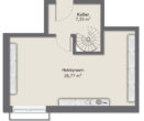 Traumhafte Erdgeschosswohnung auf 2 Etagen mit eigenem Garten - KfW 40 - EH QNG - Grundriss_Keller_WE2