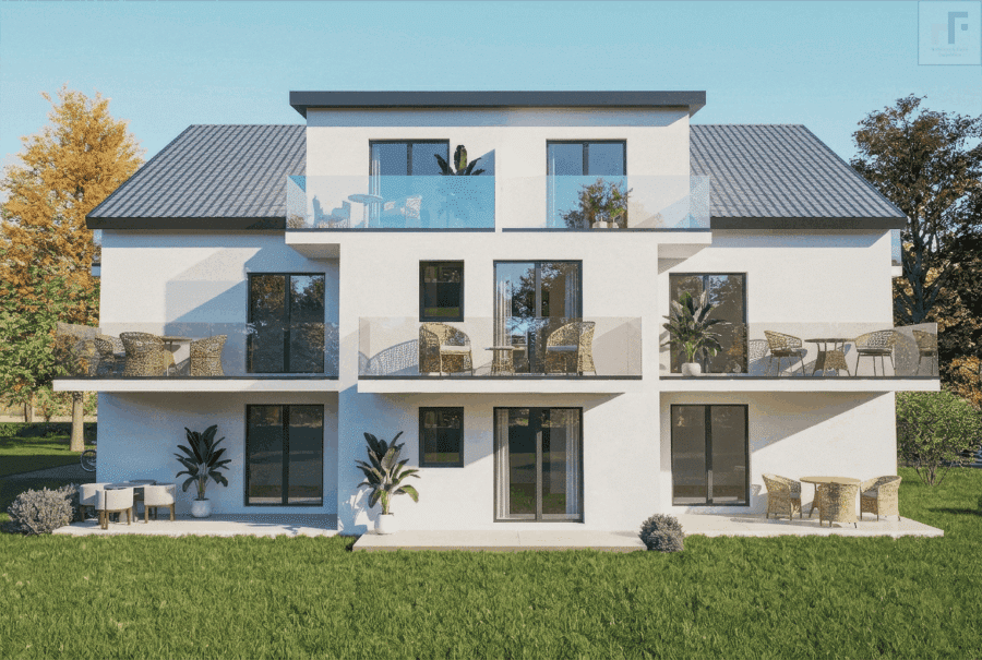Zukunftssicheres Investment trifft modernen Premium-Wohnkomfort - Außenansicht Süden