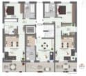 Moderne 3-Zimmer EG-Wohnung, KfW 40 EH QNG, bis zu 10 % Abschreibung – mit großen Garten - Obergeschoss_Grundriss
