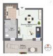 Ingolstadt – großzügige 1-Zimmer OG-Wohnung mit Balkon, KfW 40 EH QNG, 10 % AfA, Soner-AfA - Grundriss_Wohnung_WE5