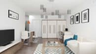 Ingolstadt – großzügige 1-Zimmer OG-Wohnung mit Balkon, KfW 40 EH QNG, 10 % AfA, Soner-AfA - Beispiel_Rendering_3