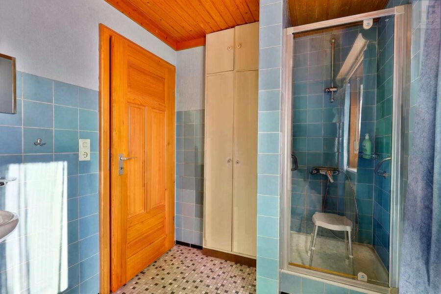 Viel Platz für die ganze Familie: Großes Einfamilienhaus mit 2 Garagen, Werkstatt & Garten! - OG_Badezimmer_Dusche